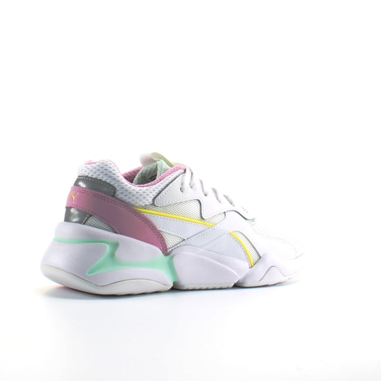 Puma Nova Mesh White Synthetic Womens Lace Up Trainers 369655 03