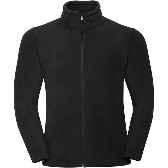 Russell Mens Full Zip Outdoor Fleece Jacket (Black) - Image 3