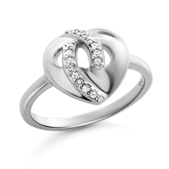 Orphelia 'Amore' Dames 925 Sterling Zilveren Ring - Zilver ZR-7577 - Image 2