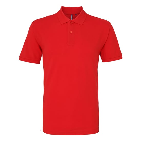 Asquith & Fox Mens Plain Short Sleeve Polo Shirt (Red)