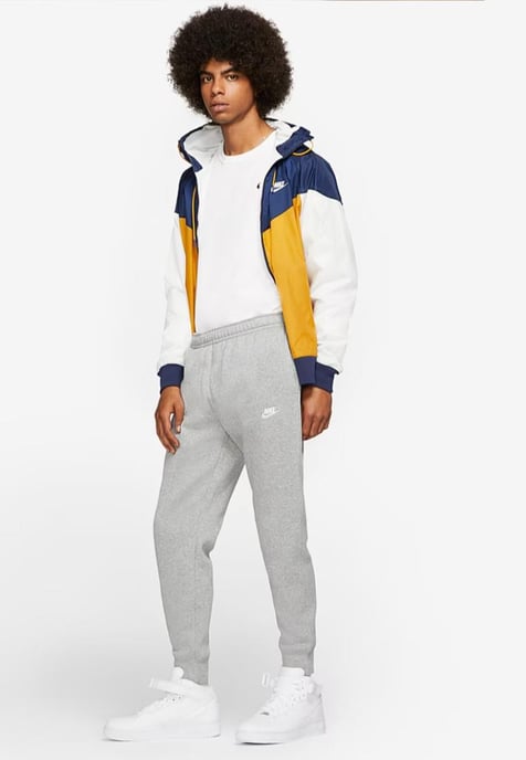 Nike Sportswear Club Fleece Joggers in Grijs - Image 6