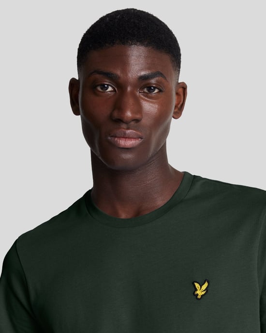 Mens Plain T-Shirt in Green - Image 4