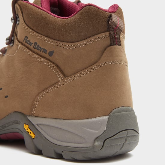 Peter Storm Women's Grizedale Waterproof Walking & Hiking Mid Boots with Vibram Outsole