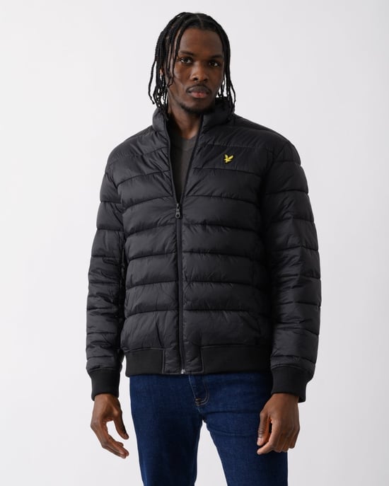 Lyle & Scott Funnel Neck Mens Wadded Jacket - Image 1