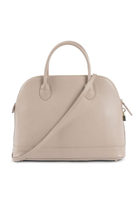 V Italia by VERSACE 1969 ABBIGLIAMENTO SPORTIVO SRL Women's Leather Handbag made in Italy in Nude