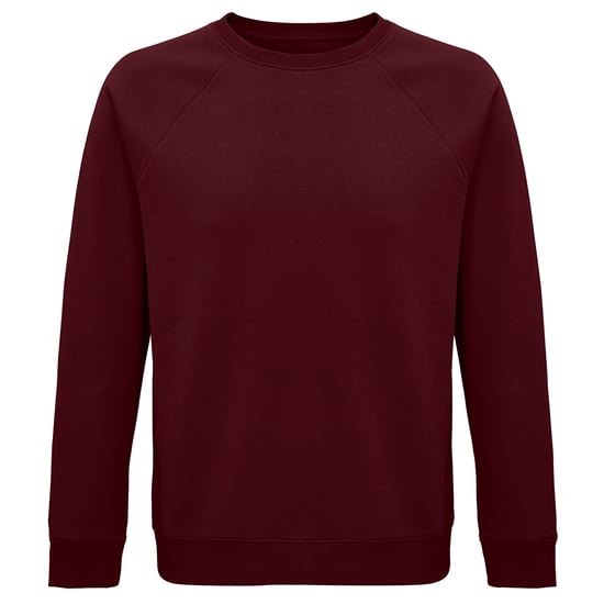 SOLS Unisex Adult Space Organic Raglan Sweatshirt (Bourgondië) - Image 1