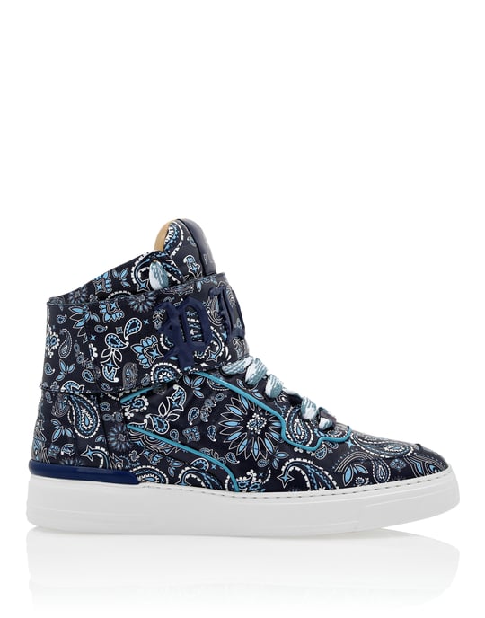 High-Top Sneakers Paisley - Image 3