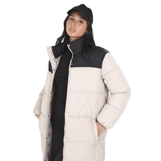 Brave Soul Women's Long Coat Puffer Jacket