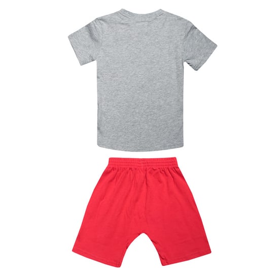 Boy's adidas Baby And Infant Logo Summer Set in Grey red