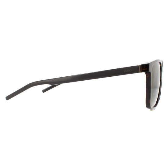 Hugo van Hugo Boss Square Mens Havana groene zonnebril - Image 4