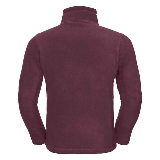 Russell Heren Quarter Zip Outdoor Fleece Top (Bourgondië) - Image 2