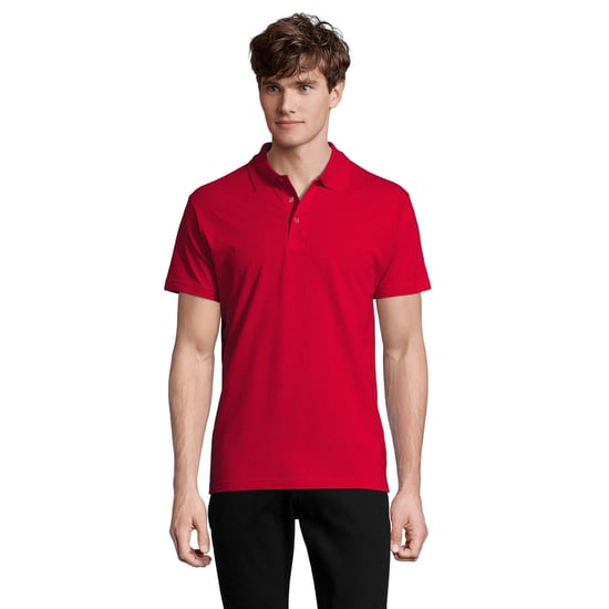 SOLS Heren Lente II Poloshirt (Rood) - Image 1
