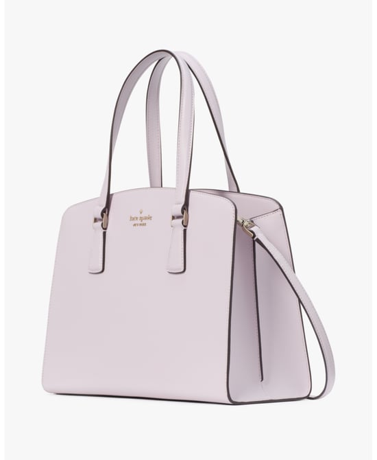 Perry Saffiano Leather Medium Triple Compartment Satchel