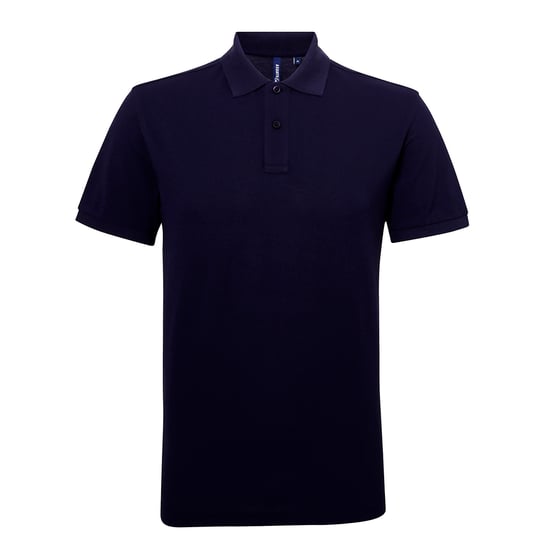 Asquith & Fox Mens Short Sleeve Performance Blend Polo Shirt (Navy)