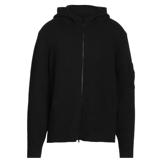 C.P. Company Lens Badge Black Zip-Up Hoodie
