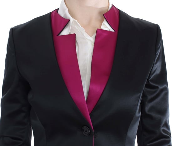 Exte Dam Black Pink Stretch Blazerjacka - Image 5