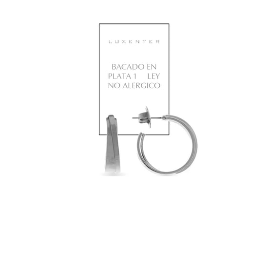 Luxenter Huiwe rhodium plated earrings
