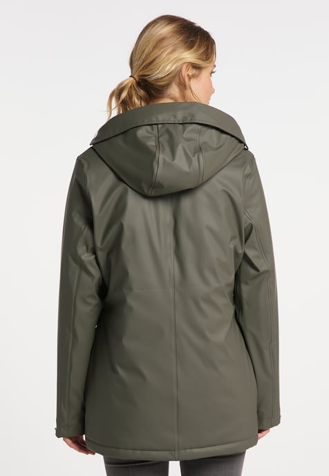 ICEBOUND rain jacket women olive - Image 3