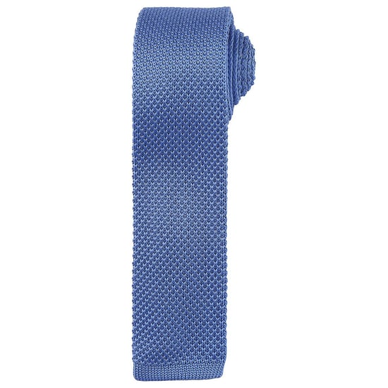 Premier Unisex gebreide stropdas voor volwassenen (Middenblauw) - Image 1
