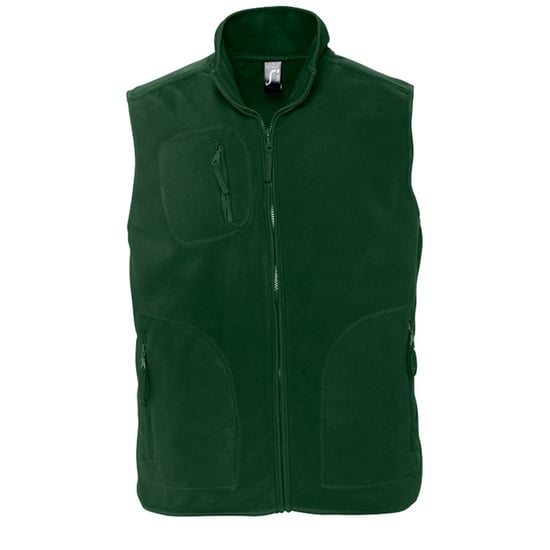 SOLS Norway Unisex Anti-Pill Fleece Bodywarmer / Gilet (Forest Green) - Image 1