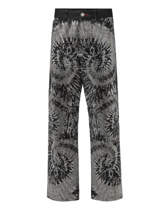 Jeans Med Hög Resning Tie Dye - Image 2
