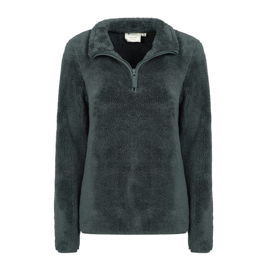 Mountain Warehouse Womens/Ladies Teddy Fleece Quarter Zip Fleece Top (Green)