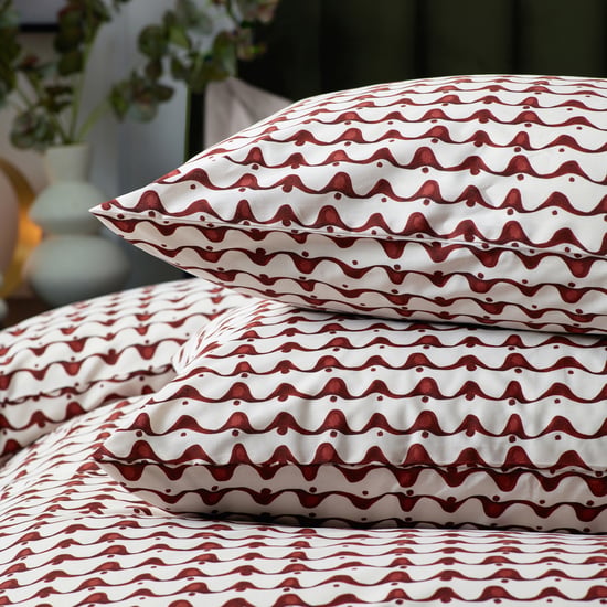 Hoem Avery Abstract Cotton Rich Duvet Cover Set
