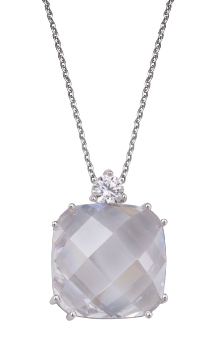 Orphelia Women's 925 Sterling Silver Chain with Pendant - Silver ZH-4550