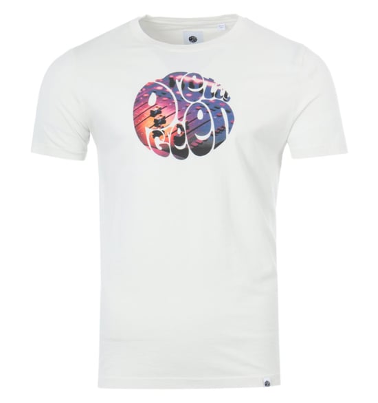 Pretty Green Mixer Logo Slim Fit T-Shirt - Stone