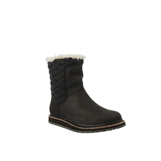 Helly Hansen Seraphina Slip-On Black Smooth Leather Womens Boots 112 58.991