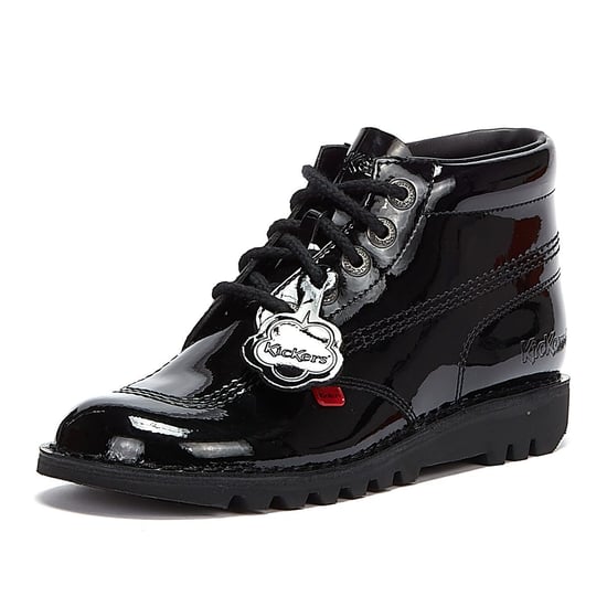 Kickers Kick Hi Dames Laklaarzen - (Zwart) - Image 3