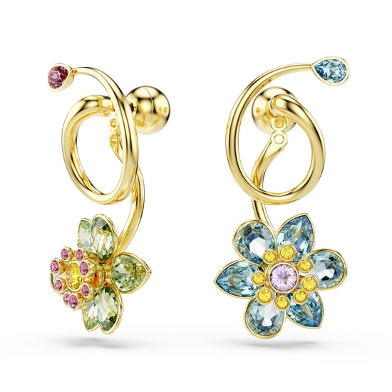Swarovski 'Idyllia F Florere' Women's Gold Plated Metal Drop Earrings - Gold 5709025 - Image 1