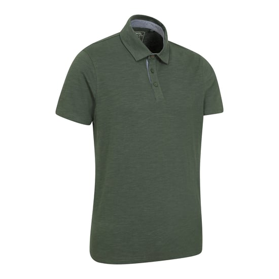 Mountain Warehouse Mens Hasst II Organic Polo Shirt (Green) - Image 5