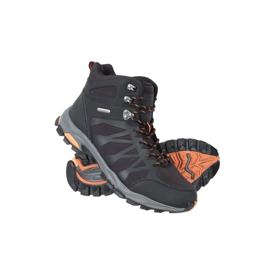 Mountain Warehouse Mens Trekker II Softshell Hiking Boots (Black) - Image 6