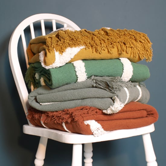 Rainbow Tuft Tasselled Throw