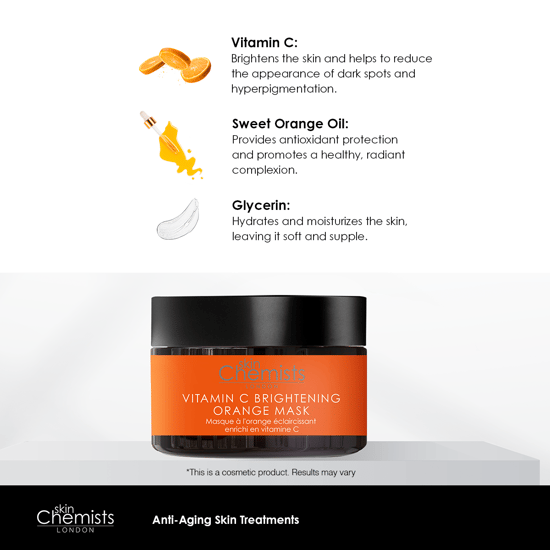 skinChemists Vitamine C Verhelderende Oranje Masker 50ml - Image 4