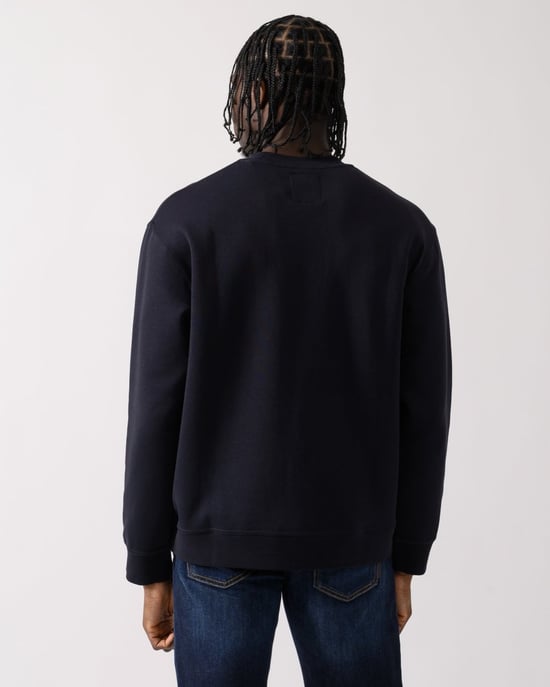 Armani Exchange Mens Embroidered A|X Centre Logo Crew Neck Sweatshirt - Image 4