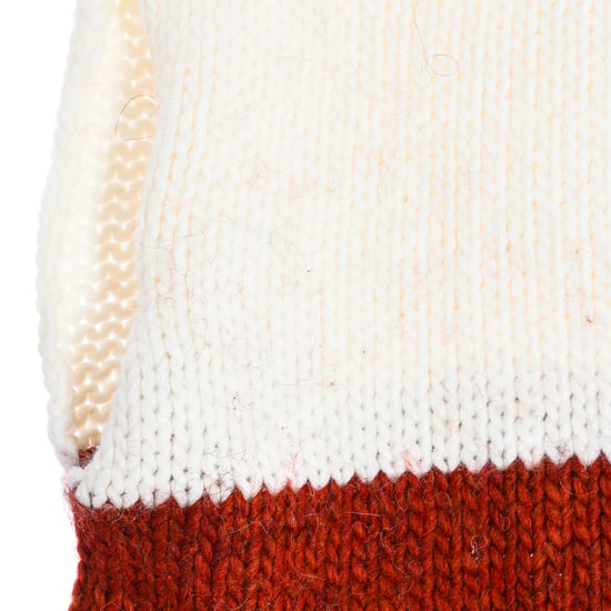 Hood with knitted collar 94300 woman