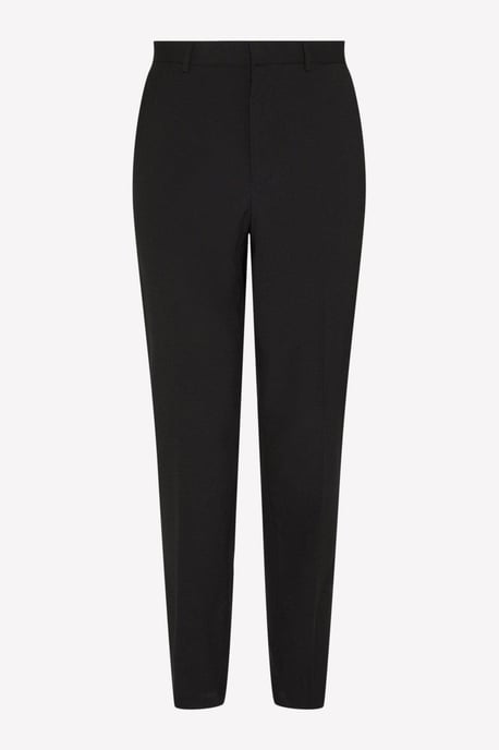 Slim Fit Black Essential Suit Trousers - Image 5