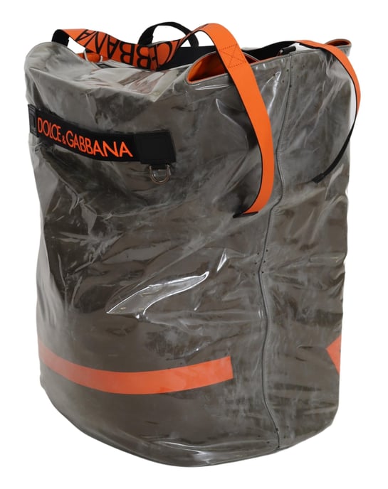 Dolce & Gabbana katoenen mannen grote stof groen winkelen Tote herentas - Image 2