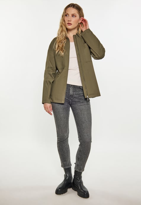 Dreimaster Jas Dames militaire olijf - Image 2