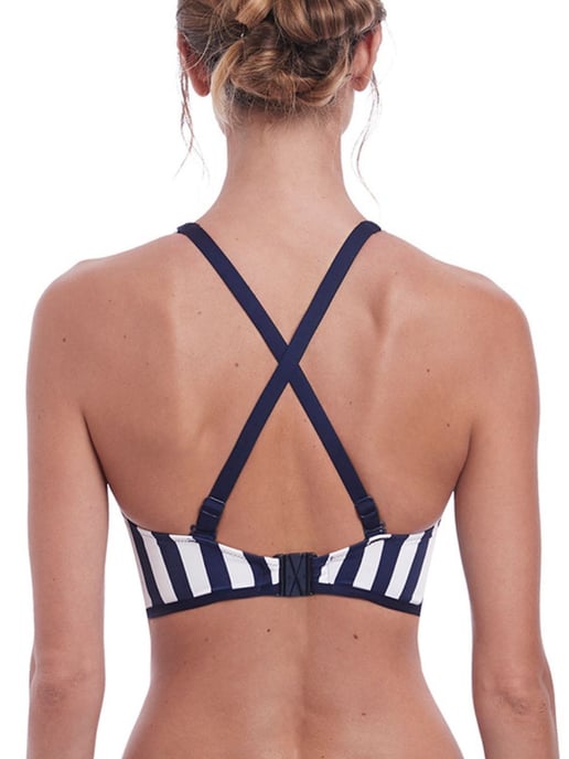 Cote D Azur Deep Plunge Bikini Top Ink