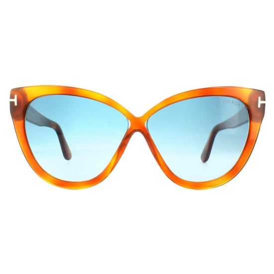 Tom Ford Sunglasses 0511 Arabella 53W Blonde Havana Blue Gradient