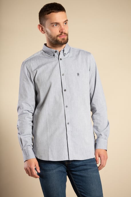 2 Pack Cotton Long Sleeve Oxford Shirt