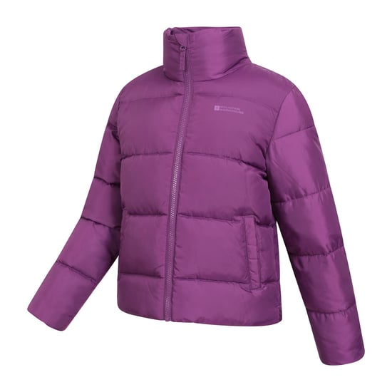 Mountain Warehouse Lottie Waterafstotend Gewatteerd Jasje voor Kinderen/Kinderen (Paars) - Image 4