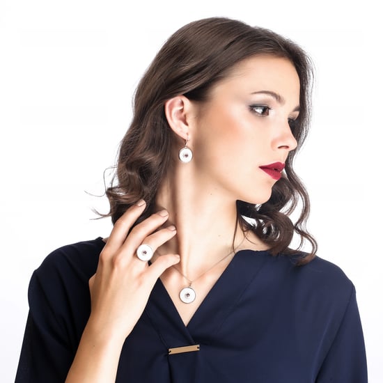 Orphelia 'Fia' Dames 925 Sterling Zilveren Ketting met Hangertje - Roze ZH-7293 - Image 4