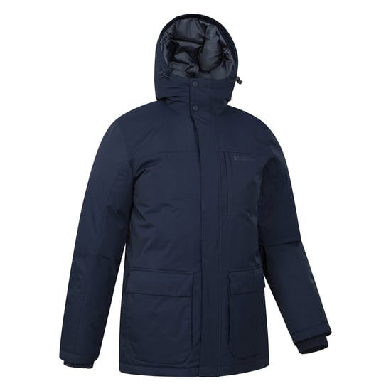 Mountain Warehouse Mens Jet Extreme Down Parka (Navy) - Image 3