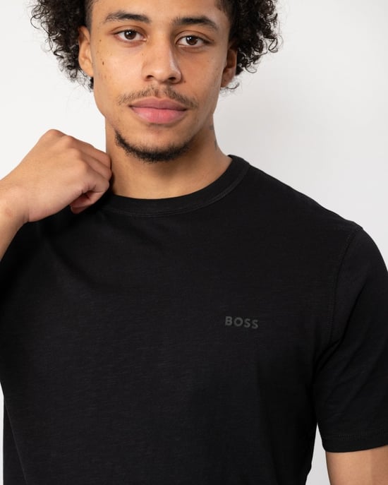 BOSS Orange Tegood Mens Crew Neck T-Shirt - Image 2