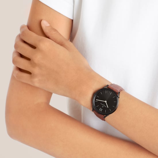 Pierre Cardin Pigalle Plissée Unisex's Brown Watch CPI.2007