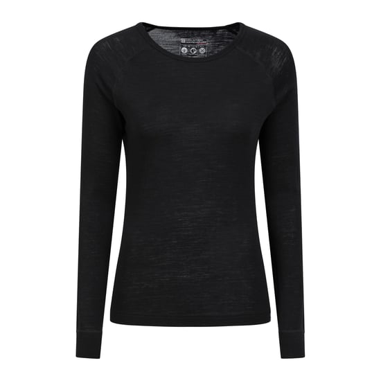 Mountain Warehouse Womens/Ladies Merino Wool Base Layer Set (Black) - Image 2
